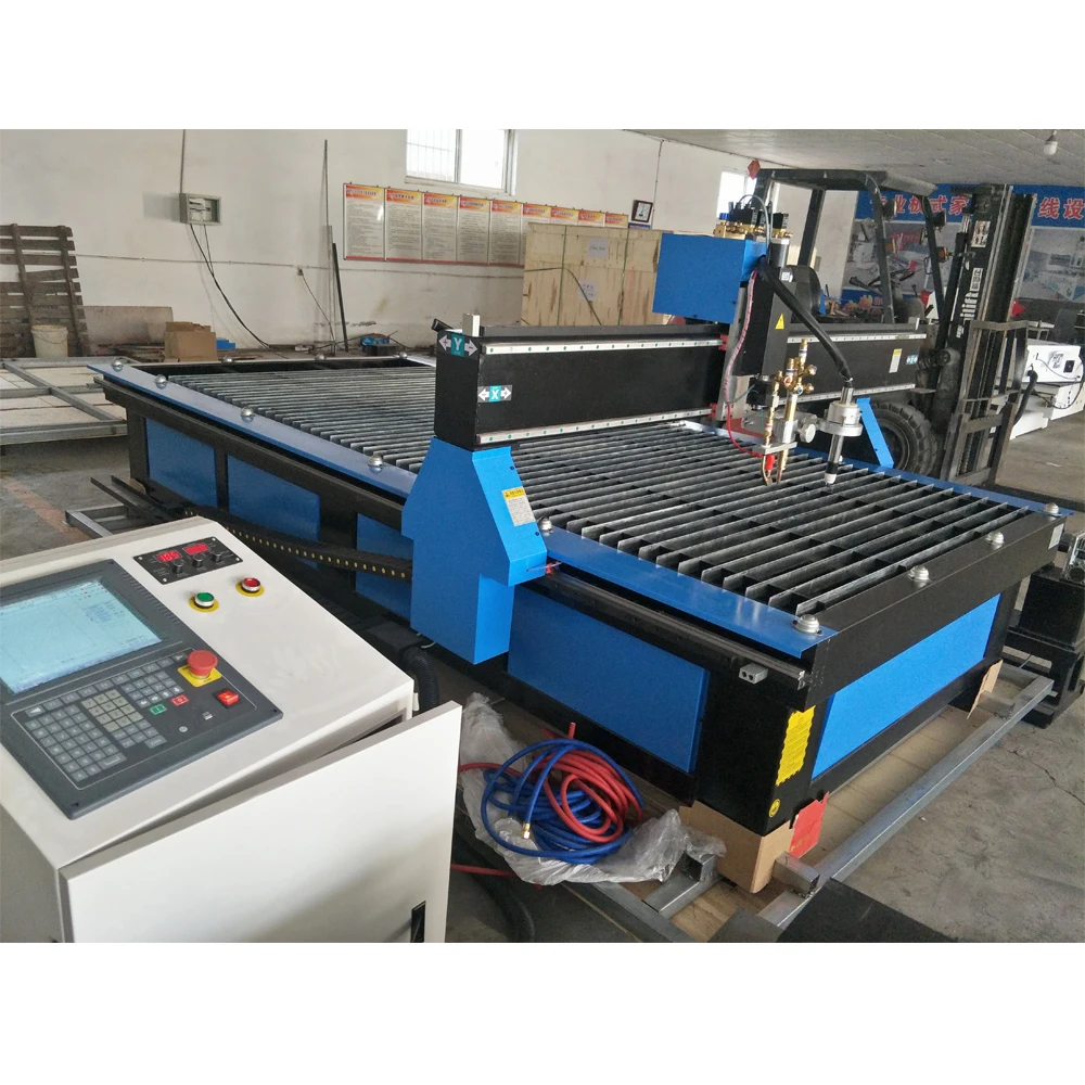 Discount Price 1325 China metal cnc plasma cutting machine/ cnc plasma cutters with safety photoelectric sensor