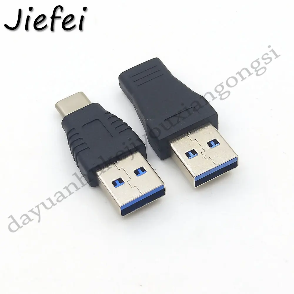 50-200Pcs Mini compact size lightweight USB 3.0 to Type-c Male/ Female Charging Connector Data Transmission Adapter