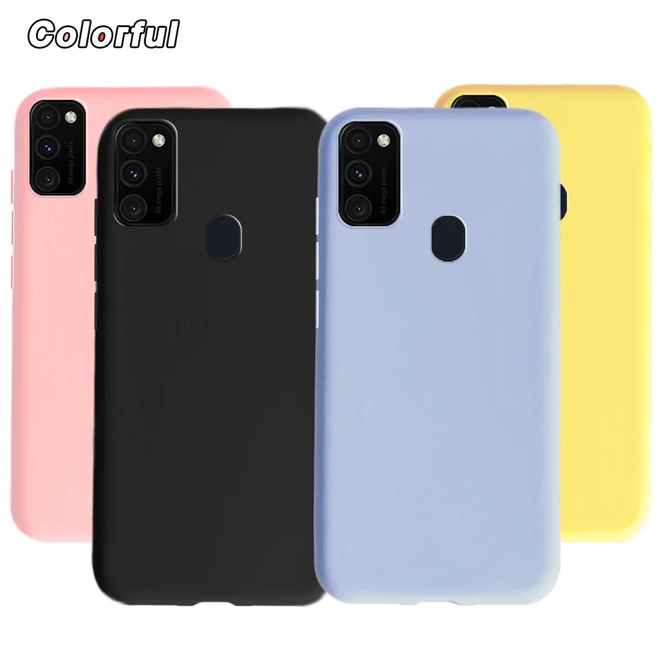 Soft Funda For Samsung Galaxy M21 M31 M51 Case M21s M31s M30s Cute Candy Cover For Samsung M 21 31 S M51 M30s Phone Cases Bumper