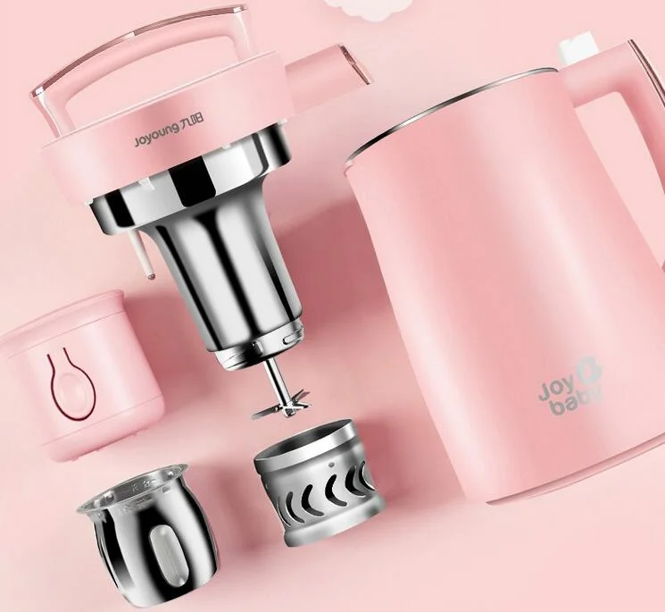 Joyoung Hộ Gia Đình Làm Sữa Đậu Nành DJ13B-D08D Cơm Dán Nhà Bổ Nhiệm Mama Cho Bé Bổ Sung Máy 1.2L Hồng 220V