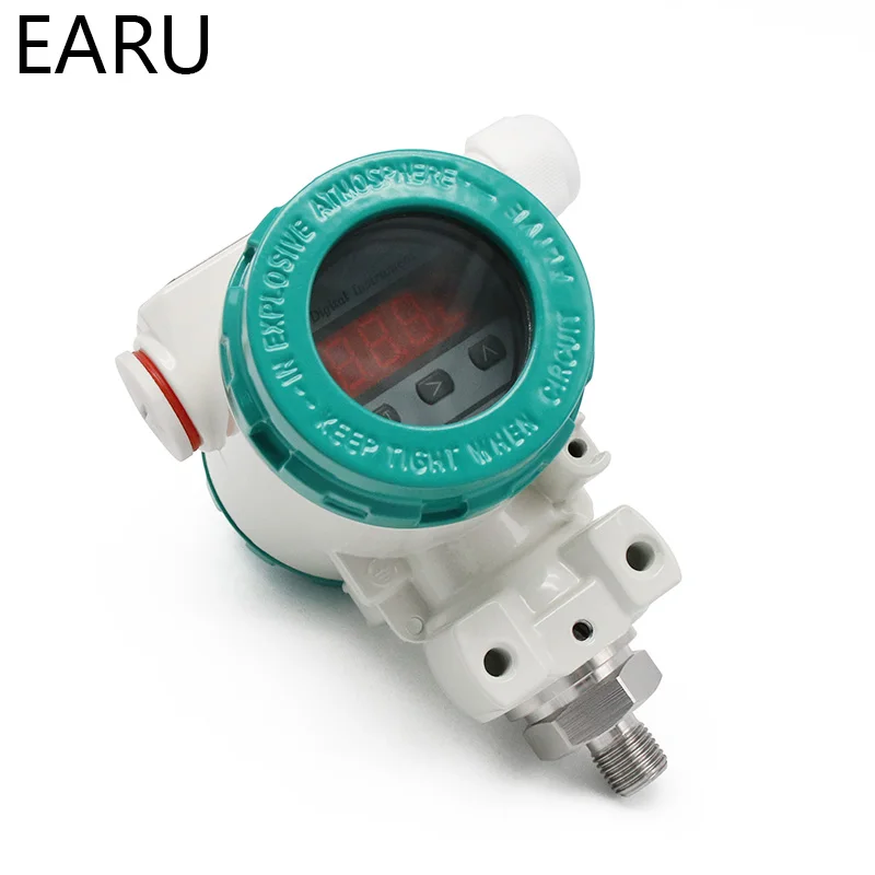 

0-0.16-60Mpa Intelligent LED Display Silicon Pressure Transmitter Transducer G1/4 4-20mA Output Explosionproof Ex Anti-explosion