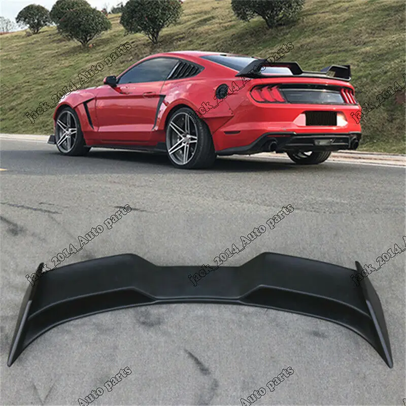 

Black Rear Tail Trunk Spoiler Wing For Ford Mustang Coupe 2015 2016 2017 2018