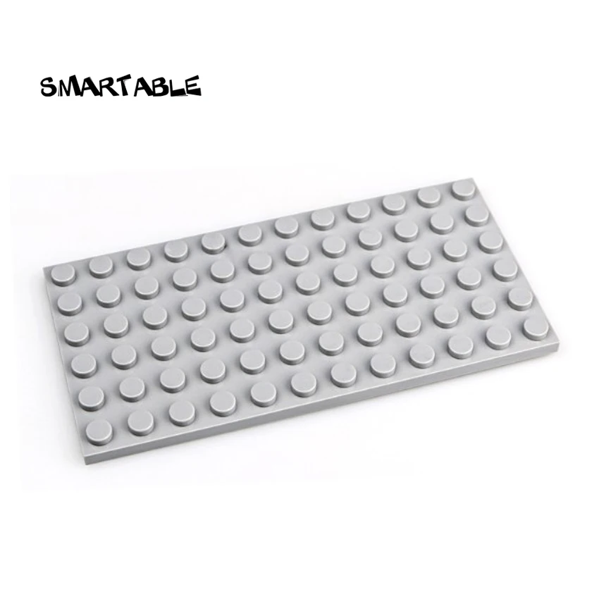 

Smartable Plate 6X12 BasePlate Building Blocks MOC Parts Toys For Kids Educational Compatible Major Brands 3028 Toys 8pcs/lot