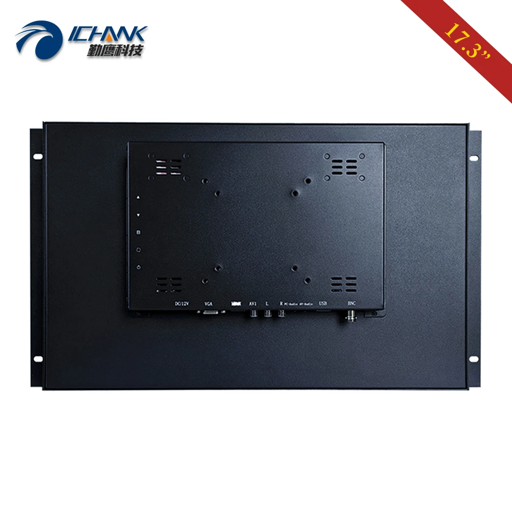 17.3" inch Widescreen Monitor with 1920x1080p Resistive Touch Screen HDMI-in Support Linux Ubuntu Raspbian Debian OS ZK173TC-59L