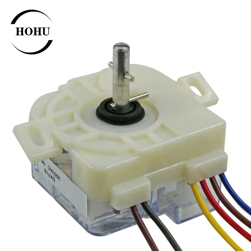 6 Line Oblique Ear Washing Machine Timer 90 Degree Center Hole Distance 68mm Switch Shaft