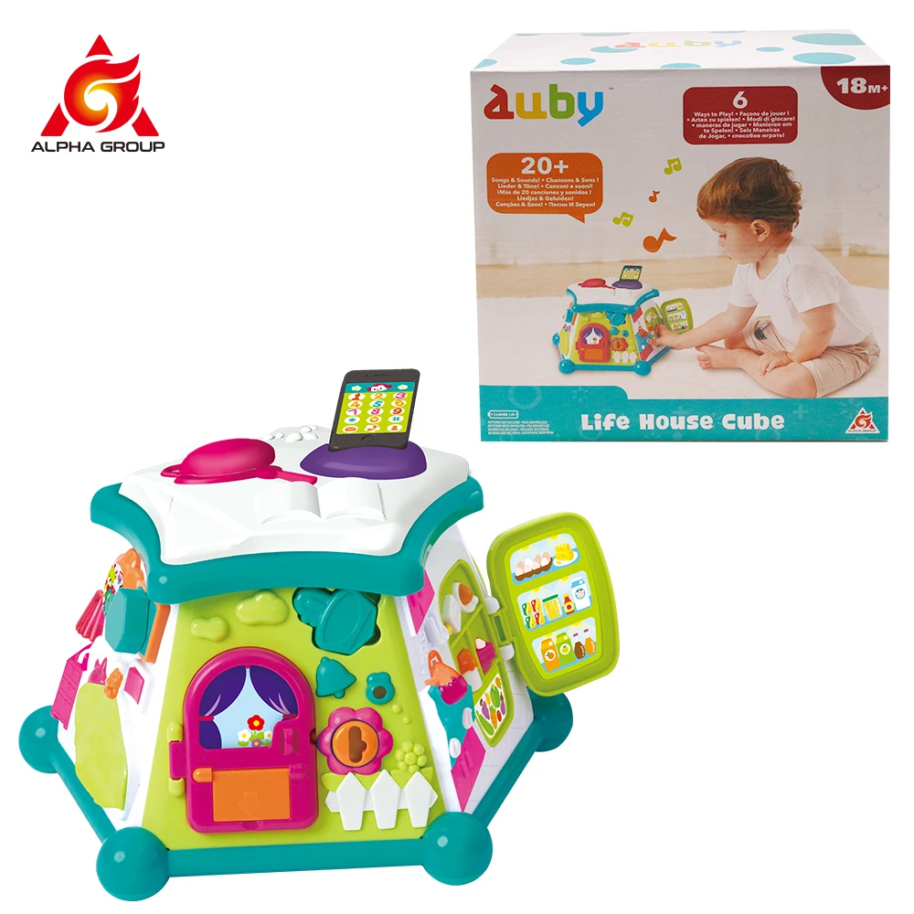 

Auby Life House Cube 6 Room Scenes 20 Life Experiences With Music Light Intelligence Develop Early Learning Educational Toy 18m+