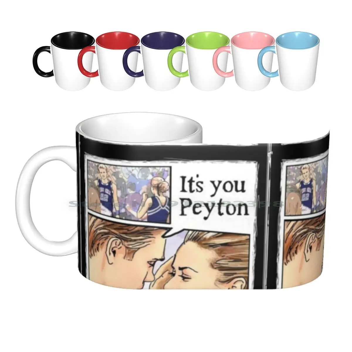 One Tree Hill Peyton And Lucas Art Ceramic Mugs Coffee Cups Milk Tea Mug One Tree Hill One Tree Hill Peyton Sawyer Lucas Peyton