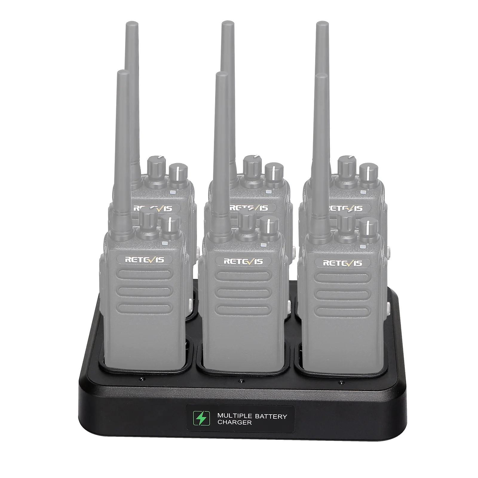 New Rapid Six-way Charger Single Row For Retevis RT8 RT81 RT82 RT87 RT50 RT83 Walkie Talkie/Battery Charger J9115S
