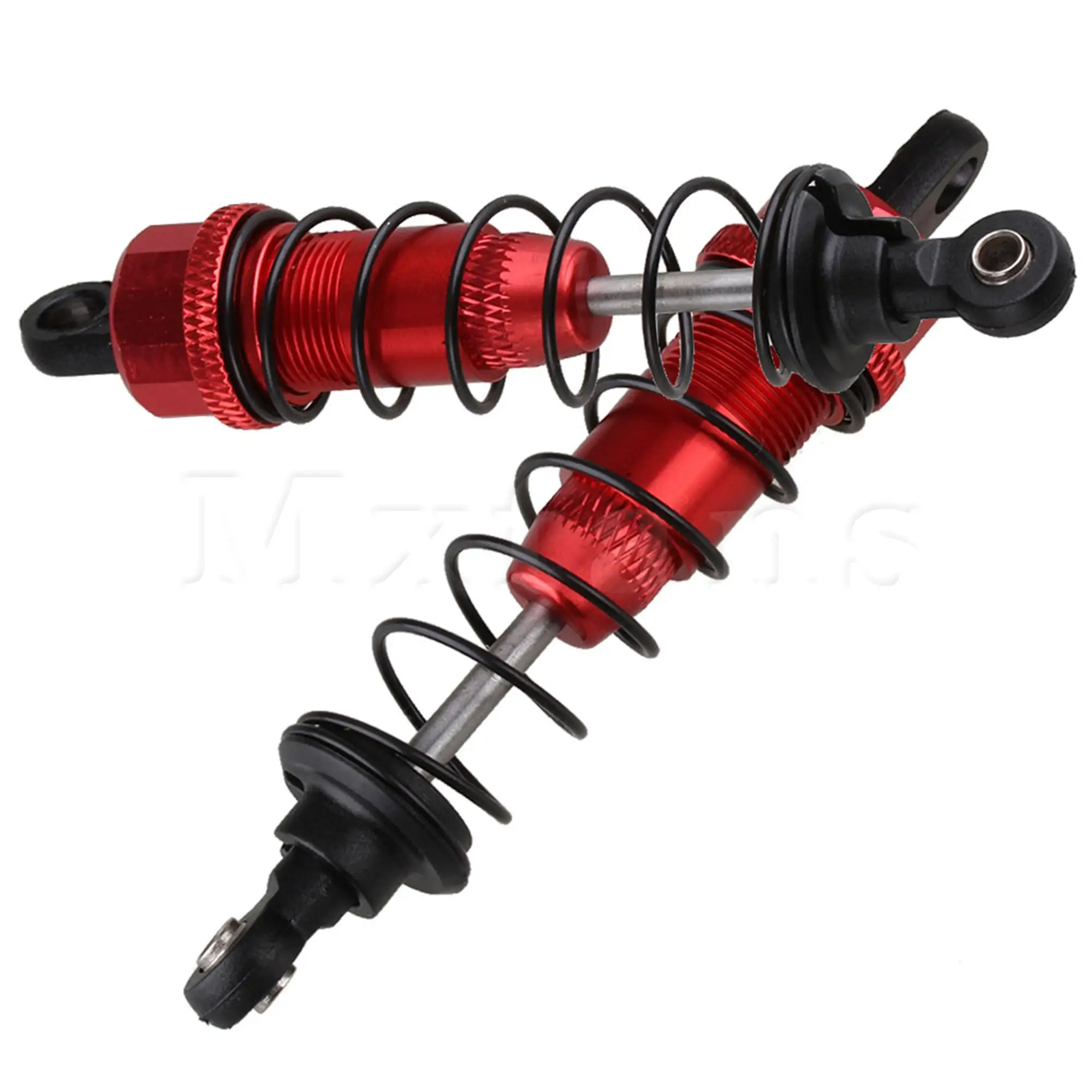 Mxfans 2 Pack Red 85mm Shock Absorber RC Damper Shocks of F103004 for RC 1/10 On Road Car