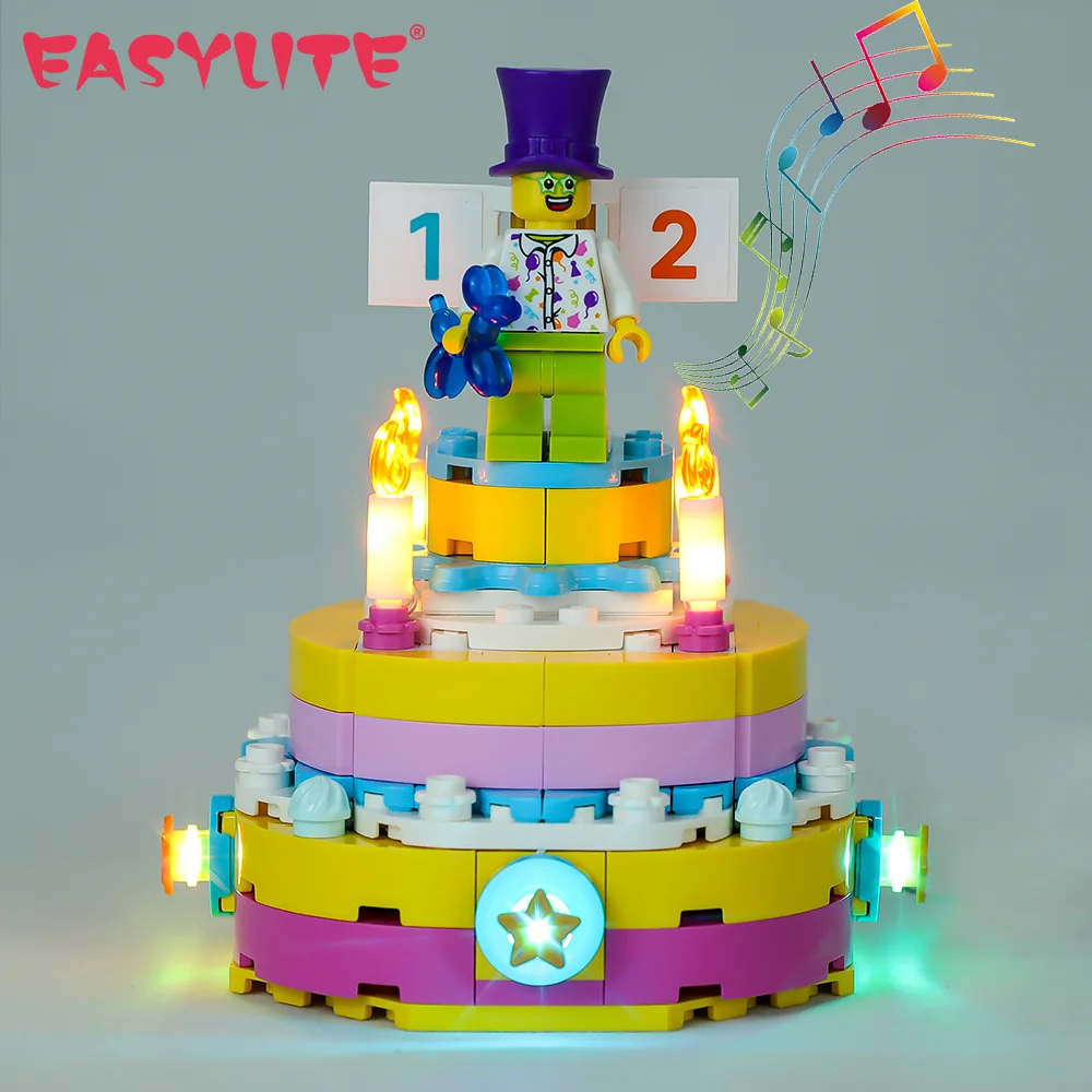 EASYLITE-LED Light Kit, Blocos De Construção De Tijolos, Apenas Lâmpada Set, Presente De Natal, Brinquedos De Aniversário, Sem Modelo, 40382