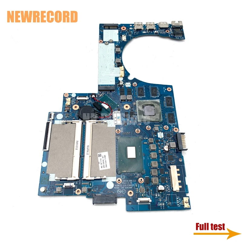 Imagem -03 - Placa-mãe Portátil para hp Envy 17 17-n I76700hq 950m Cpu 829066-601 829066001 La-c991p