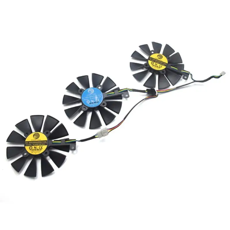 Reemplazo de ventilador de refrigeración para ASUS Strix GTX 1060 OC 1070 1080 GTX 1080Ti RX 480, 87MM PLD09210S12M PLD09210S12HH, tarjeta gráfica