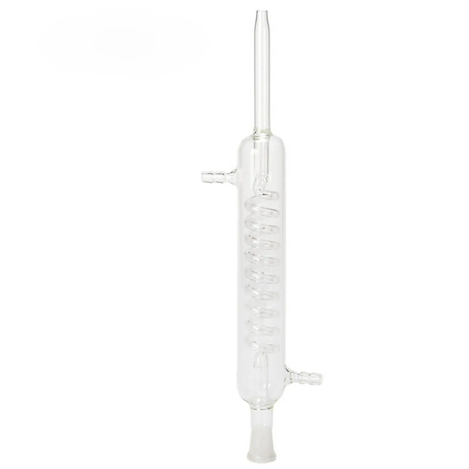 500ml Lab Distilling Apparatus Round Bottom Flask with Coil Glass Condenser Distilling Tube Dia 20mm