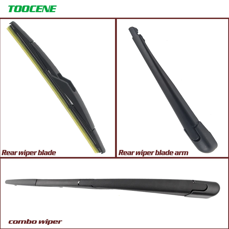 Senwanse 12 inch Rear Wiper Bade and Arm for Opel Astra  H 2004-2009 back windshield windscreen wiper blade