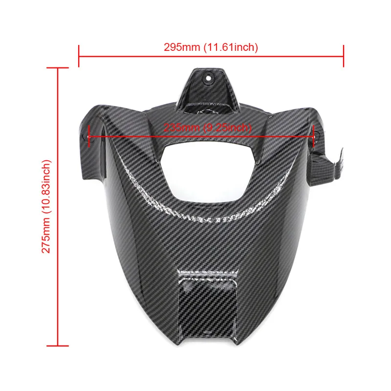 Carbon color Rear Fender Mudguard Rear Hugger plastic fender For bmw s1000rr 2009 - 2018 2010 2011 2012 2013 2014 2015 2016