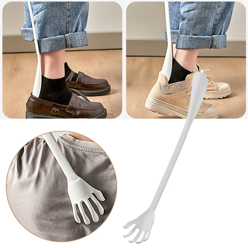 Shoe Horn With Back Scratcher Dual Use 19.7