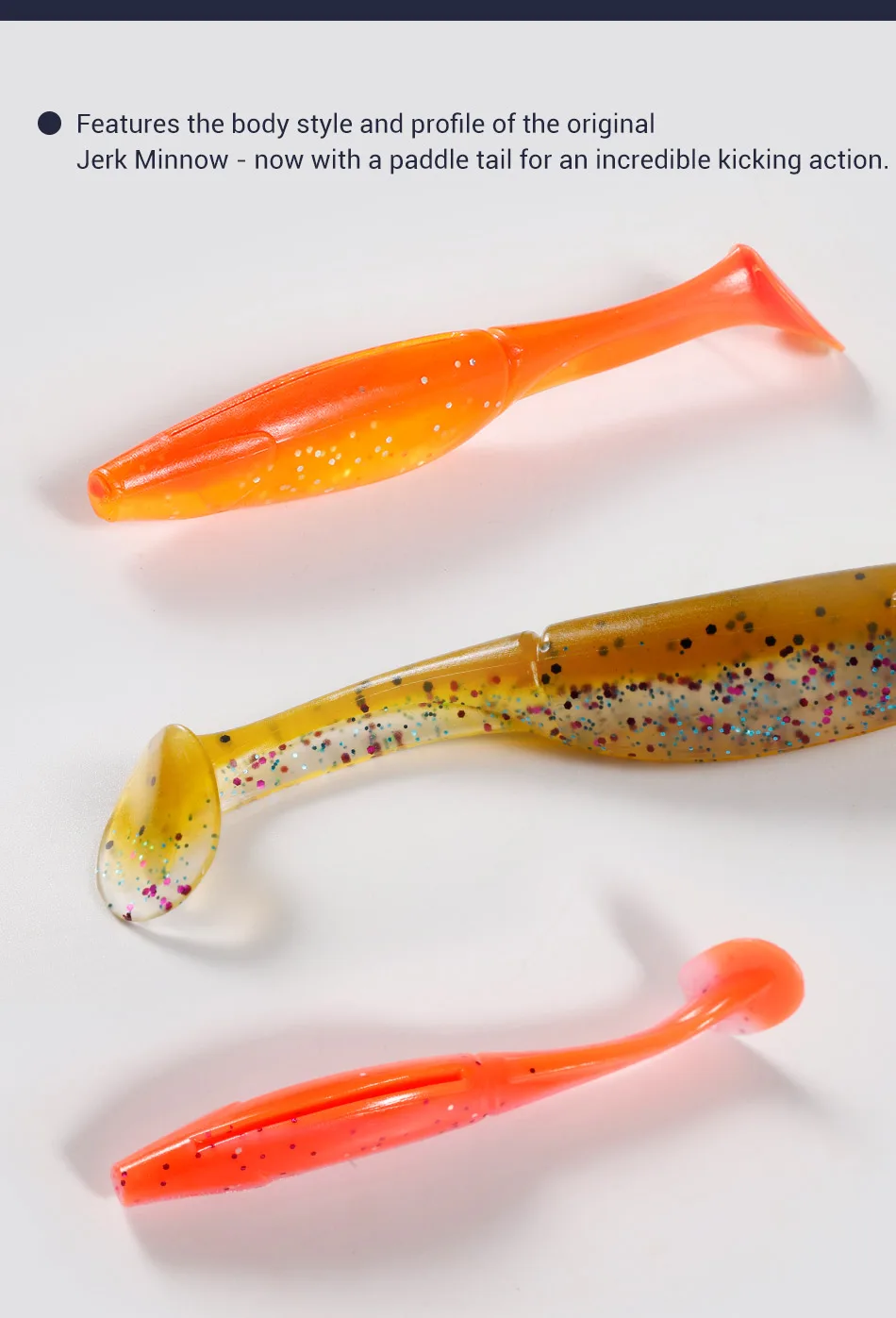 NOEBY Silikon-Weichköder, 7 cm, 10 cm, 12,5 cm, 15 cm, Shad, künstlicher weicher Köder, Swimbait, Raubtier, weicher Köder, Forelle, Hecht, Angelköder – Detail 8
