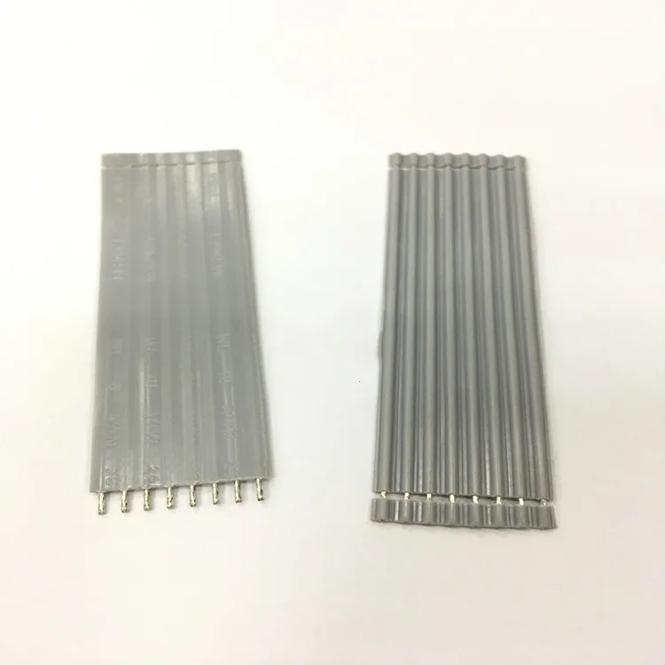 10pcs 2.54mm Hard grey ribbon cable UL2651-26#*12p*100mm machine inner cable connector wire 0.14 square flat cable