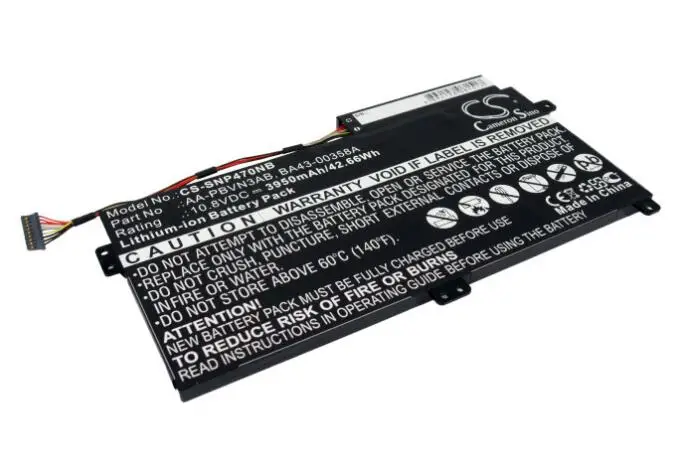 cameron sino 3950mah battery for SAMSUNG 5 Series 510R NP470 NP470R5E AA-PBVN3AB BA43-00358A 	Notebook, Laptop Battery