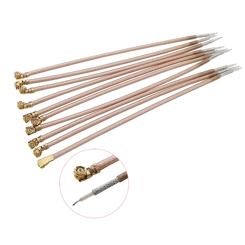 2Pcs IPX U.fl Ufl Female Connector Single-head Jack RG178 Pigtail Jumper Cable 5/7/10/15/20/30/40/50CM