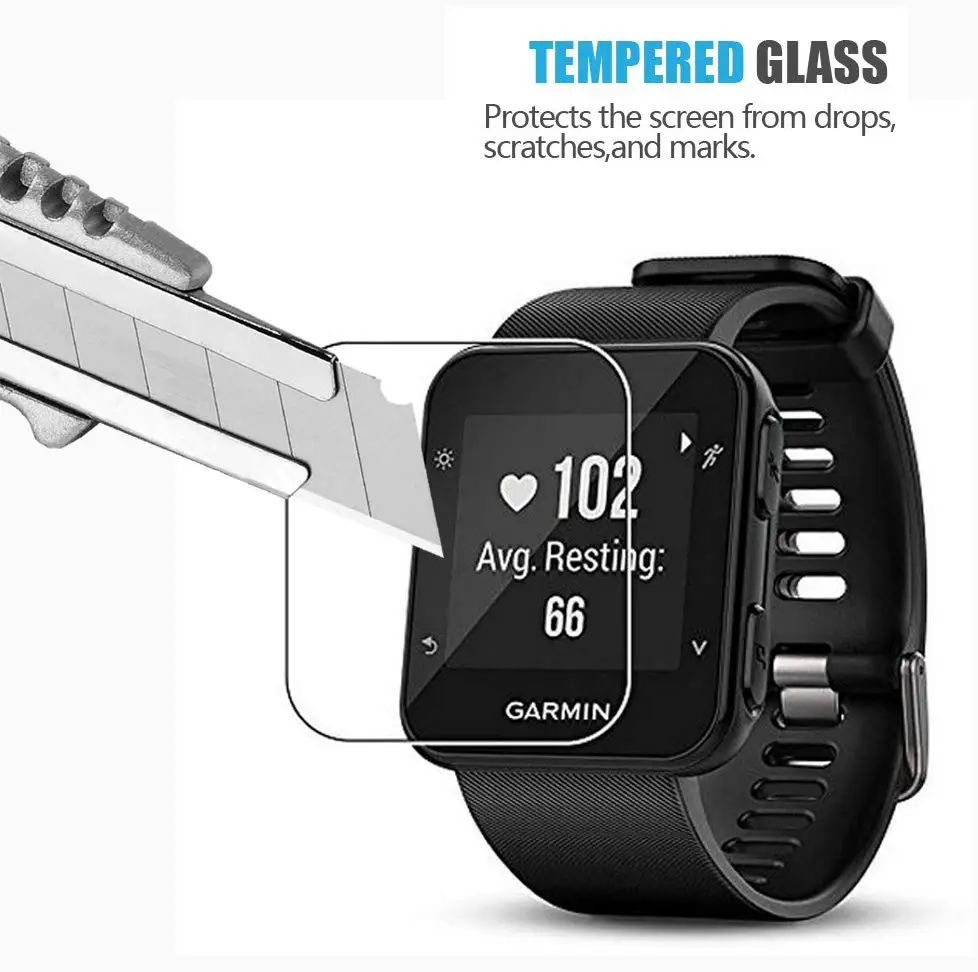 Tempered Glass Protective Film For Garmin Forerunner 35 Screen Protector Film