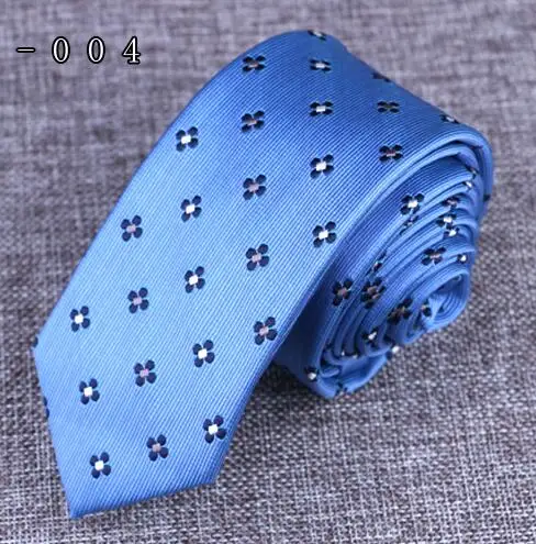 Ricnais Brand 6cm Slim Paisley Plaid Mens Tie Bule Red Jacquard Classic Skinny Necktie Suit Business Wedding Gravata Accessories