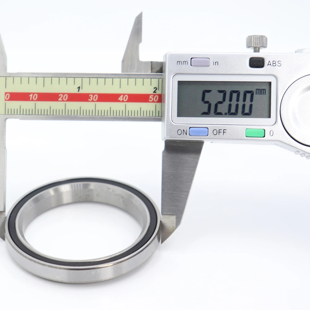 ACB52H7 cubierta de rodamiento de auriculares de bicicleta 52*40*7mm 45/45 grados de acero cromado conico superior inferior ACB rodamientos reparación de piezas cónicas