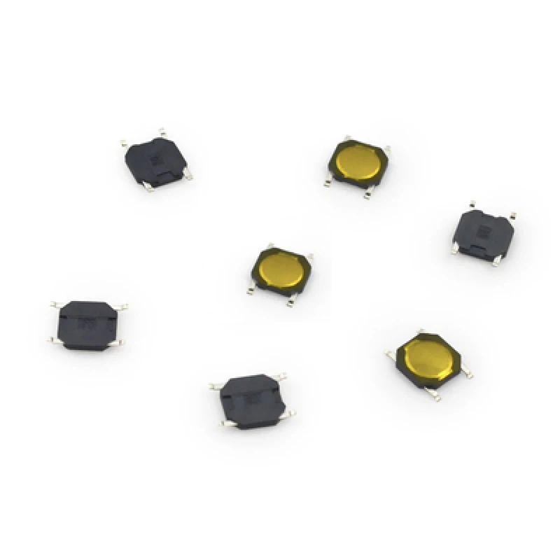 100 قطعة 4*4*0.8 غشاء اللمس اللمس زر التبديل الجزئي رقيقة فيلم لوحة المفاتيح 5.2x5.2x0.8