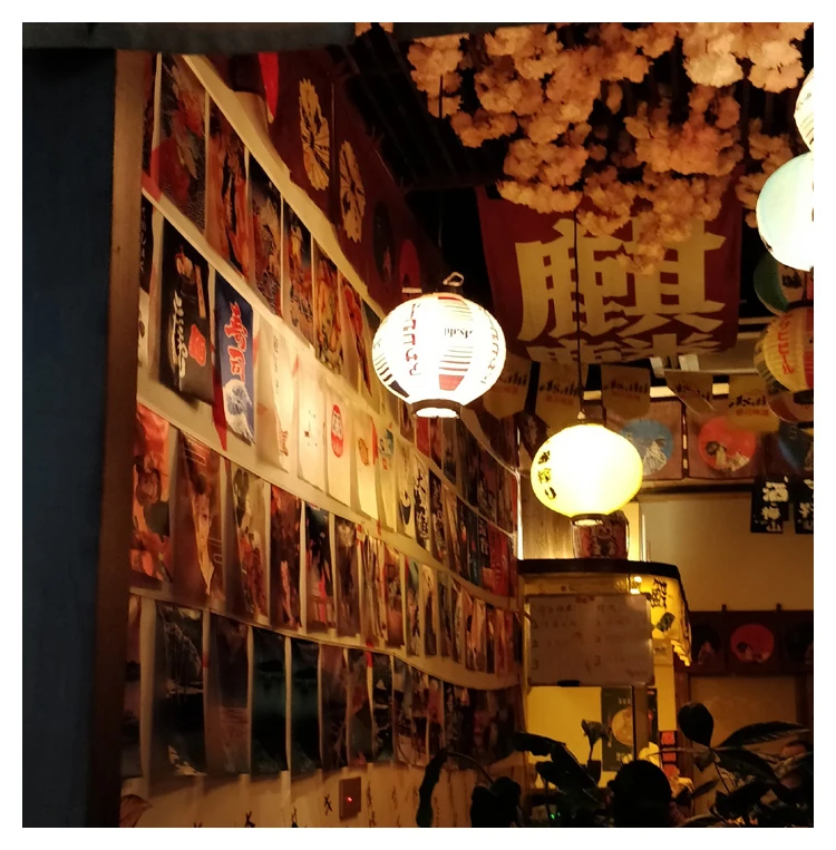 Maßgefertigtes Japanisches Kleines Banner, Farbiges Genshin Impact Hängebanner, Restaurant-Dekoration, Wohnbereich-Wein-Pongee-Hausdekoration – Detail 16