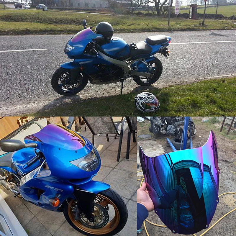Windscreen For 1998 1999 Kawasaki Ninja ZX9R ZX-9R 900 ZX 9R ZX900 98 99 Wind Screen Deflectors Windshield