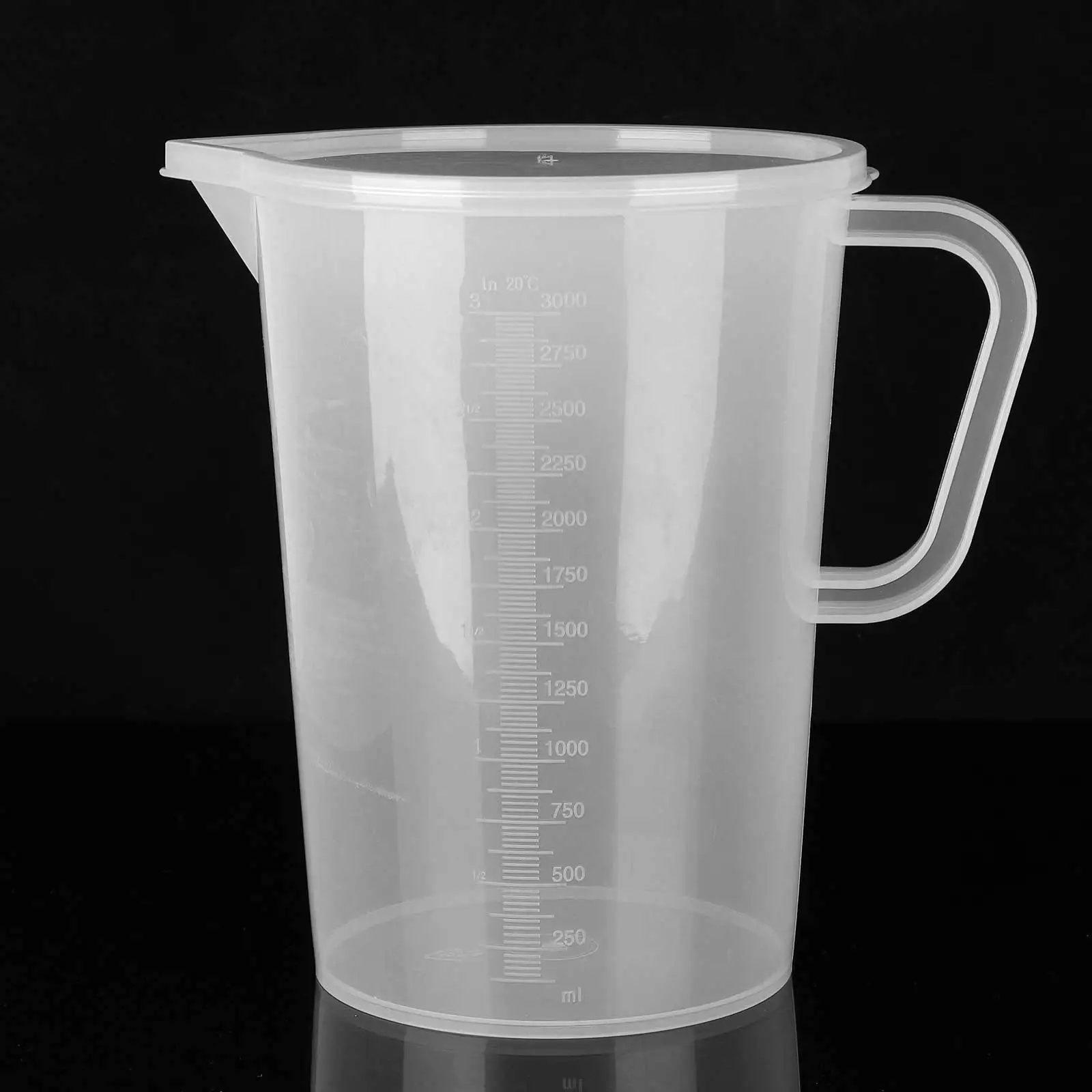 

Food Grade Plastic Graduated Measuring Cup Water Pitcher Jug Leakproof for Water Baking Beaker Liquid Measure Jug Cup Container