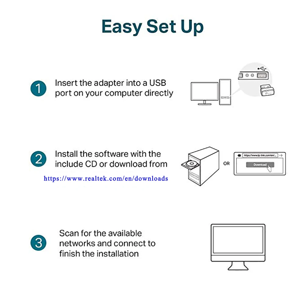 KEBIDU USB 2.0 WiFi Wireless Adapter Mini 150M Network LAN Card 150Mbps 802.11 ngb REALTEK 8188