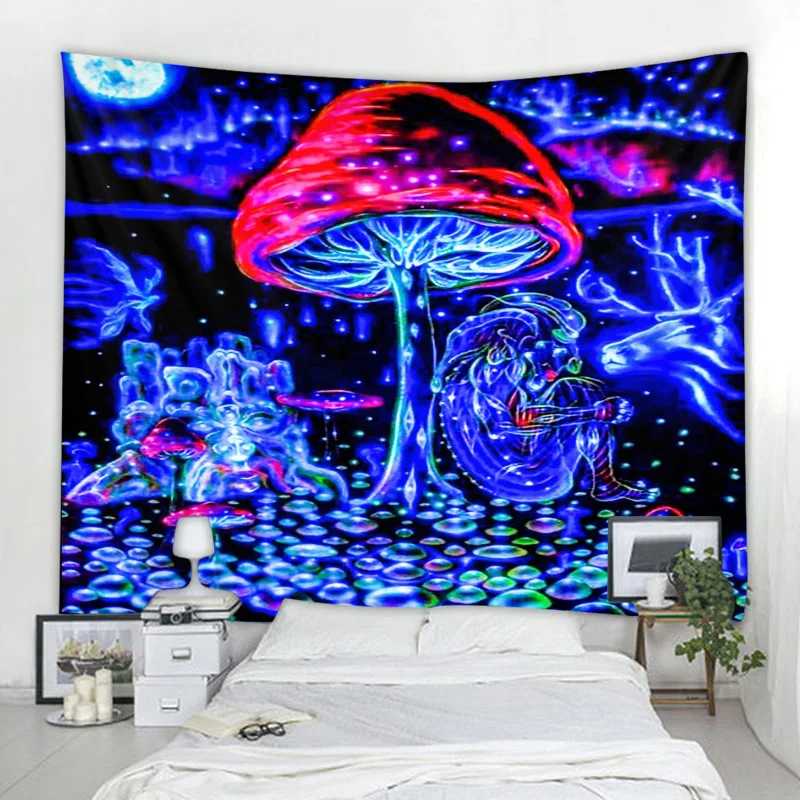 

Nordic Mushroom Wall Decoration Tapestry Mandala Decoration Tapestry Hippie Bohemian Wall Decoration Tapestry