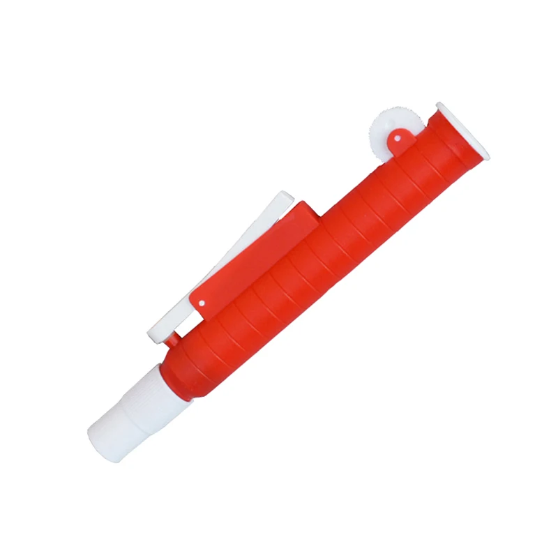 25ml Lab Laboratorio Pipetta pompa Rosso di Plastica Pipette Tubi