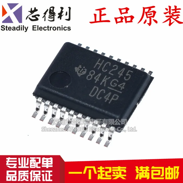 10 Sn74hc245dbr pçs/lote Brandnew & Original: Hc245 Lógica Chip IC Patch Ssop20
