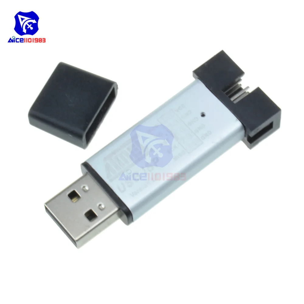 diymore USBASP USBISP ISP Programmer Downloader for Arduino 51 ATMEL AVR Support 64 Bit Win7 32Bit Win98 WinMe Win2000 WinXP