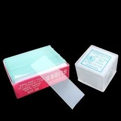 One box microscope glass slide biological experiment section cover glass slide laboratory supplies