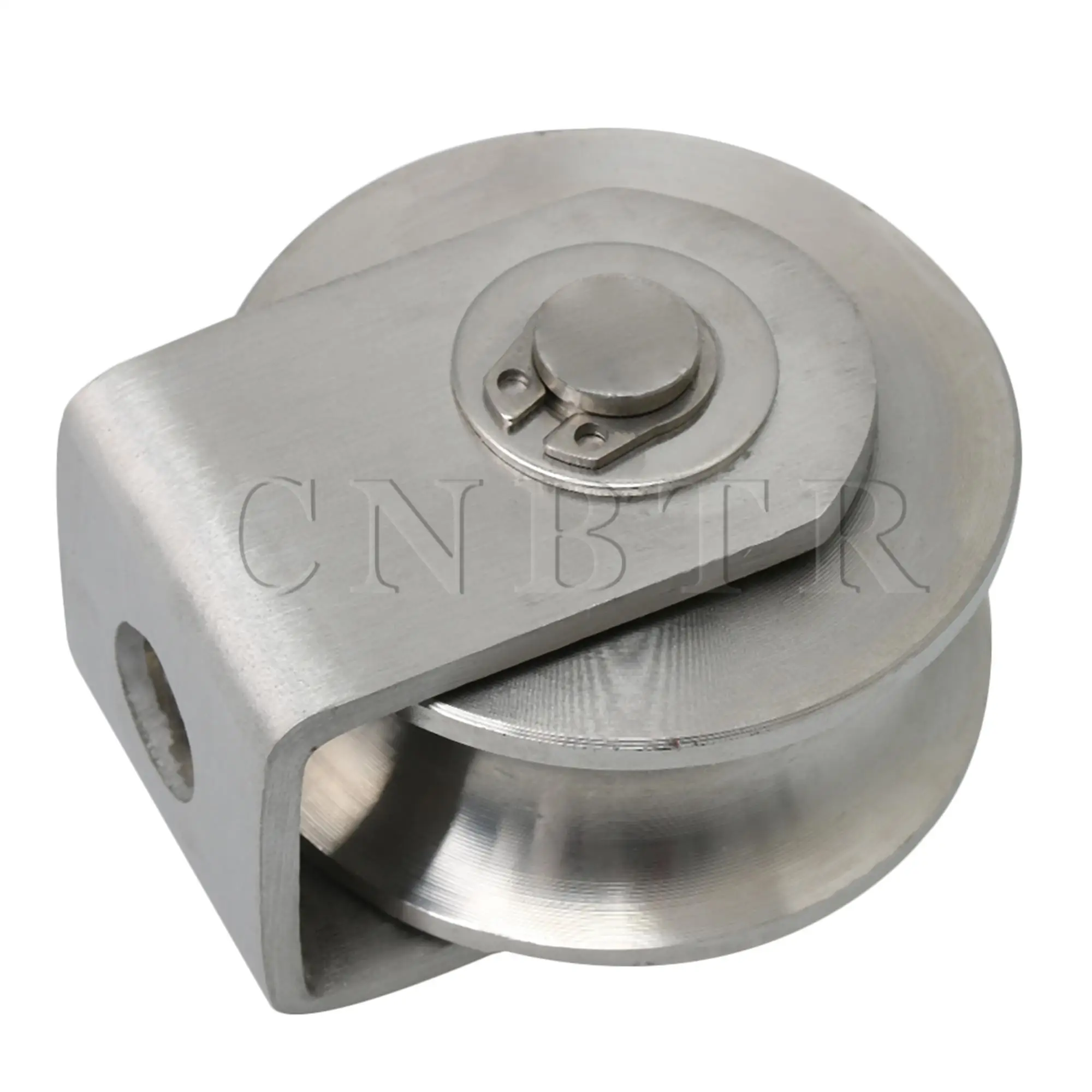 Cnbtr U Type Swivel Katrol Rvs Lager Stille Tractie Wiel