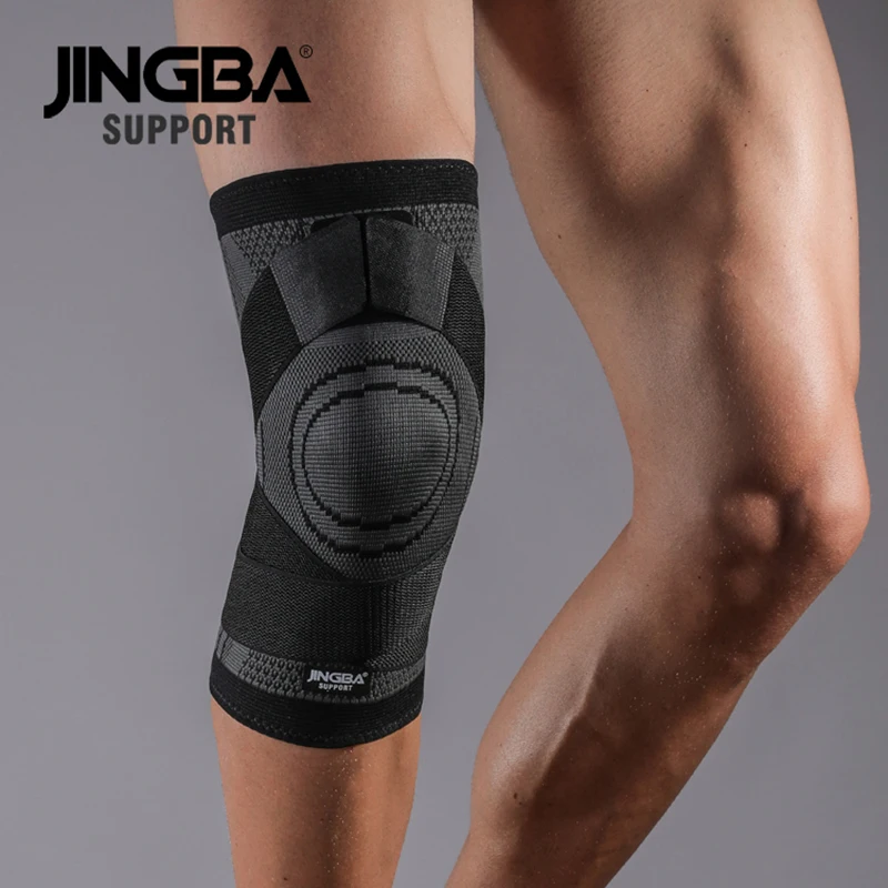 JINGBA SUPPORT Sport Basketball knee pads Protective gear knee protector Volleyball knee brace support rodillera ortopedica