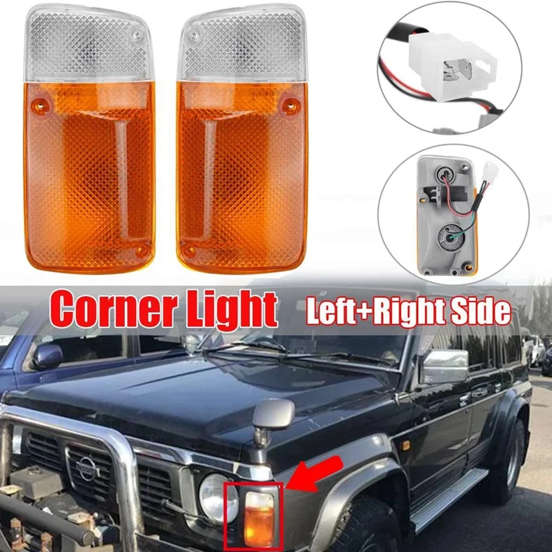 

Corner Light Indicator Signal Lamp Replace for Nissan Patrol GQ Y60 1987-1994