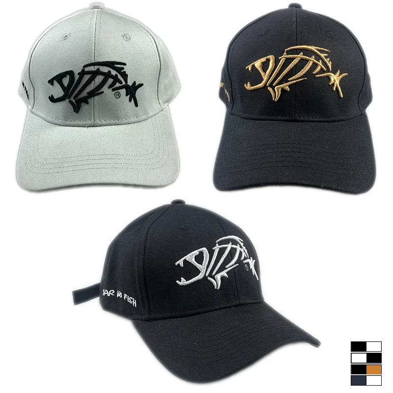 2020 Fish Bone Men's Baseball Cap Women's Snapback Fishing Embroidery Dad Hat Man Kids Trucker gorra Summer Fisher Brand Men Cap