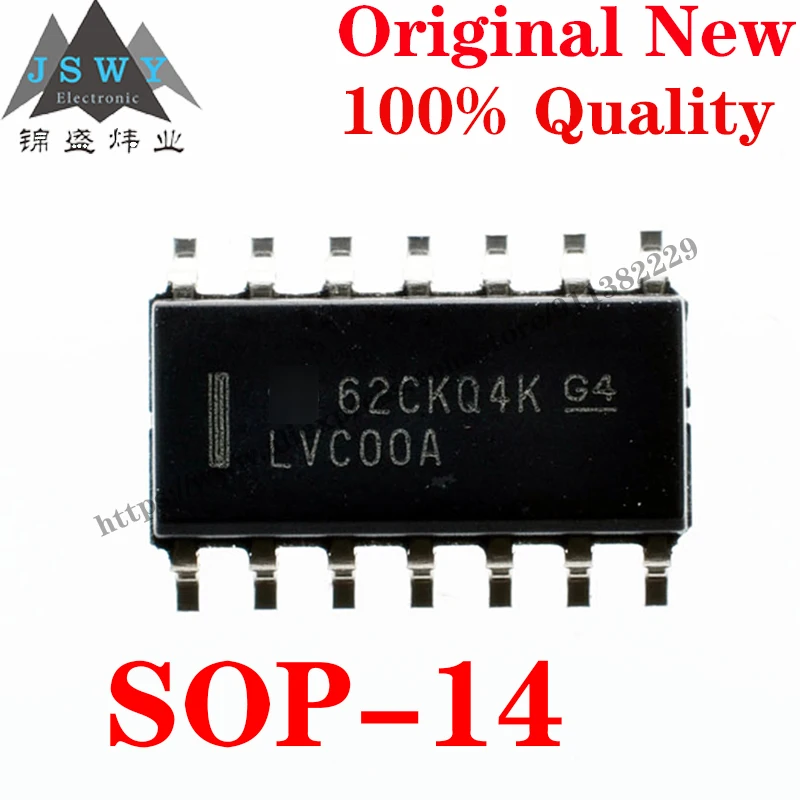 10~100 PCS SN74LVC00ADR SOP-14 LV00A Semiconductor Logic IC Logic Gate IC Chip with for module arduino Free Shipping SN74LV00A