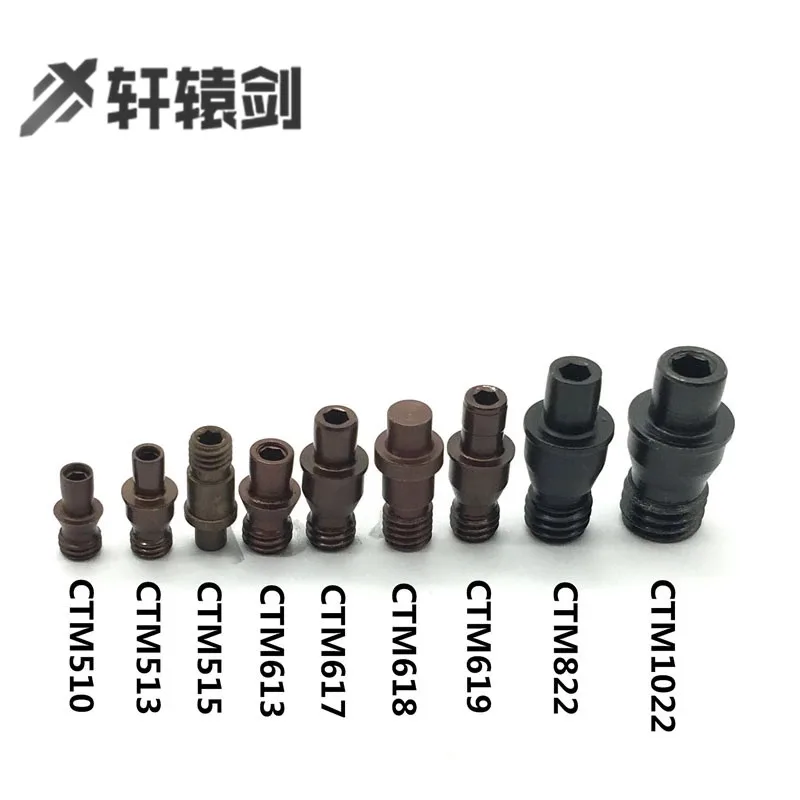 10pcs CTM510 CTM513 CTM515 CTM613 CTM617 CTM618 CTM619 CTM822 CTM1022 Ferramentas de torno CNC Peças para Tornos
