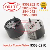 9308-621C 28239294 28382457 Válvula de inyector Common Rail de revestimiento negro 9308Z621C 28440421 Válvula diésel 621C para inyector Delphi
