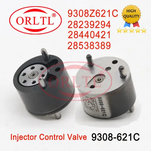9308-621C 28239294 28382457 Válvula de inyector Common Rail de revestimiento negro 9308Z621C 28440421 Válvula diésel 621C para inyector Delphi