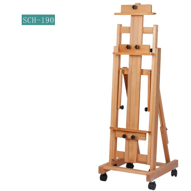 Super Large Easel Caballete Pintura Artist Oil Paint Easel Painting Accessories Wood Stand Multifunctional Easel Painting Stand