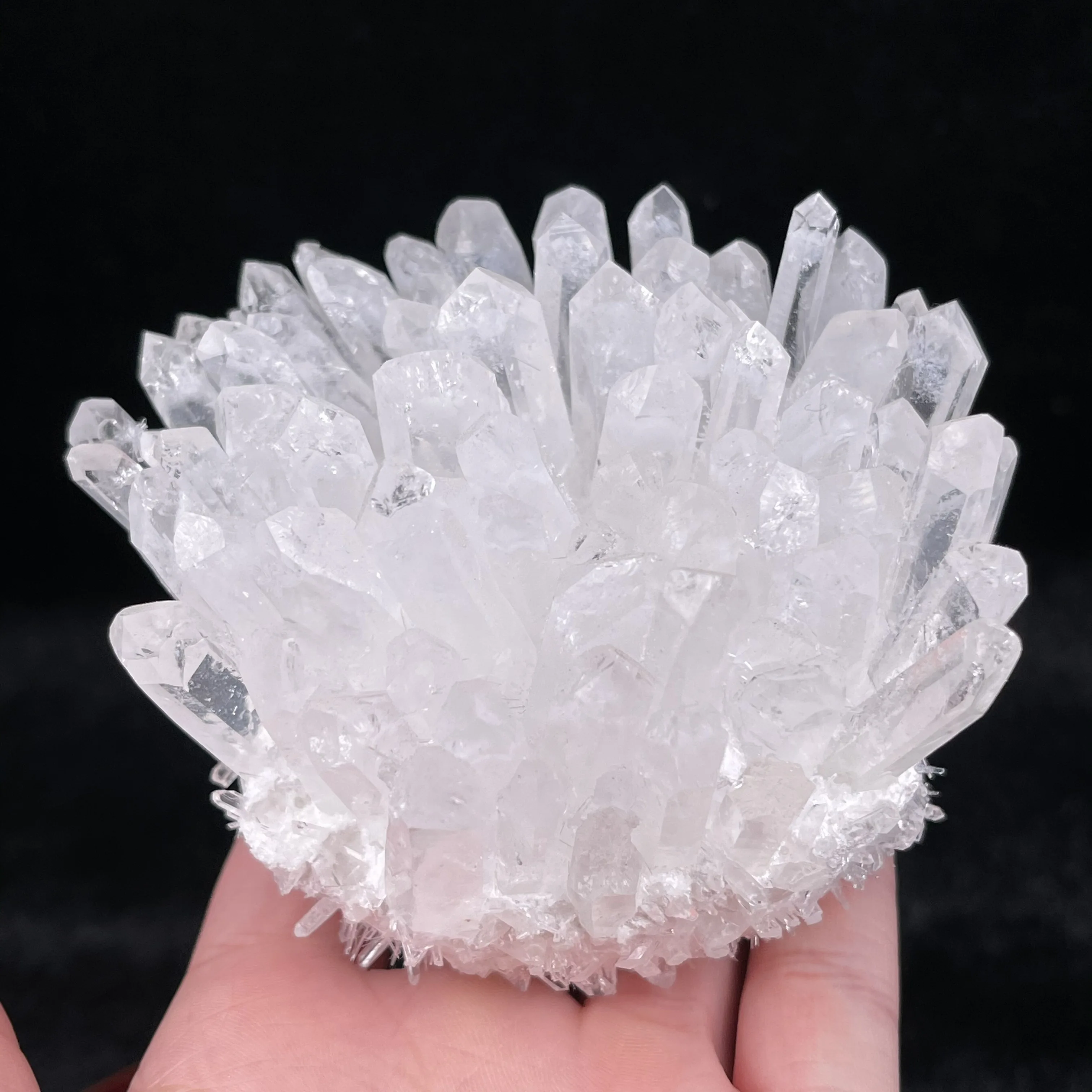 

Natural Clear Quartz Crystal Cluster Minerals Healing Chakra Reiki Stone Home Decoration