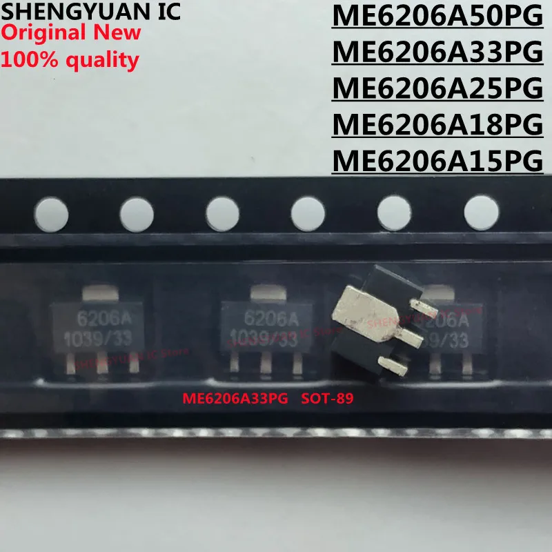 50 pz muslimatexmuslimmuslimexmuslimame6206a 6206A SOT-89 originale nuovo 100% qualità