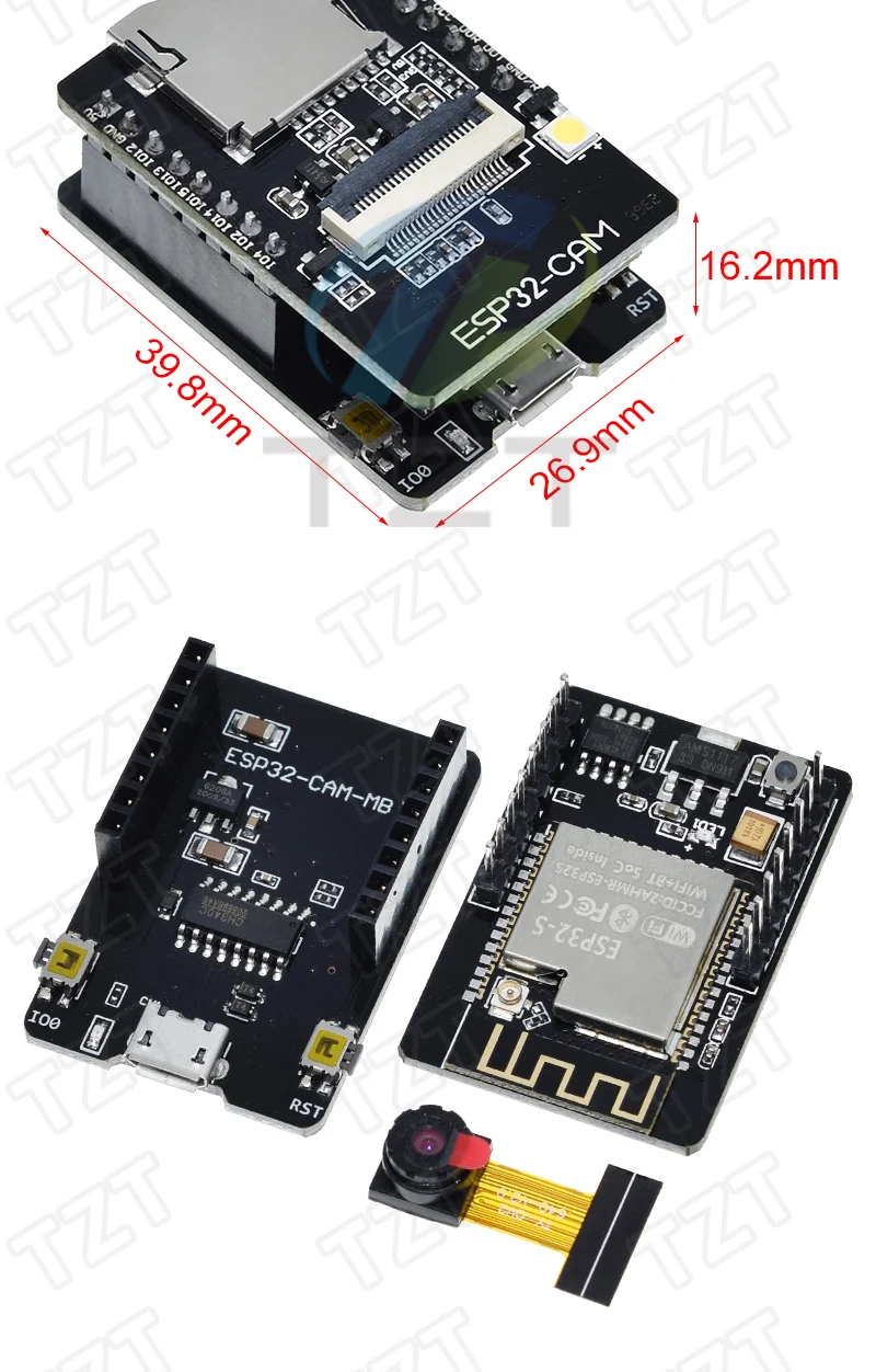 SCHEDA DI SVILUPPO ESP32 CAM ESP32-WROVER-DEV CH340C modulo Wifi con