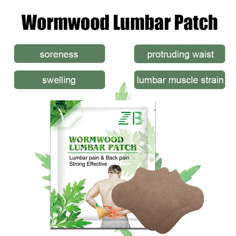 6/12/18pcs Lumbar Spine Stickers Arthritis Moxibustion Medical Plaster Wormwood Back Pain Patch Self-heating Bone Pain Relief